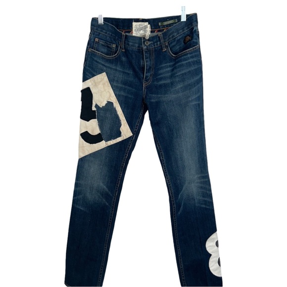 VTG Ralph Lauren Ruby Patchwork Jeans - Picture 1 of 8